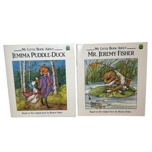 Vintage Set of 2 Beatrix Potter Books ''My Little Book About" 1991